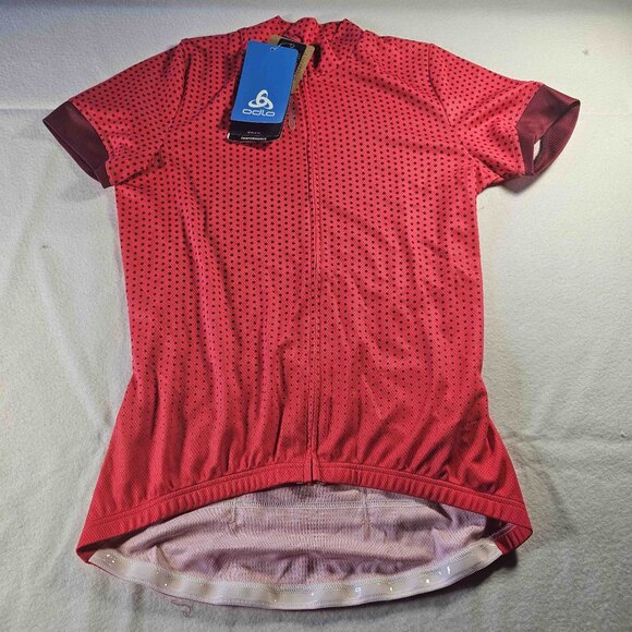 Odlow Women's Stand-up collar Full Zip Essential Jersey, S, Paradise Pink - Picture 1 of 10